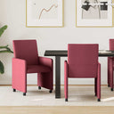 vidaXL Dining Chairs with Wheels 2 pcs Light Grey 57 x 66 x 94 cm