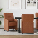 vidaXL Dining Chairs with Wheels 2 pcs Black 57 x 67 x 95 cm