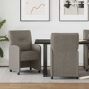 vidaXL Dining Chairs with Wheels 2 pcs Black 57 x 67 x 95 cm