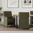 vidaXL Eetkamerstoelen met wielen 2 pcs Bruin 57 x 67 x 95 cm