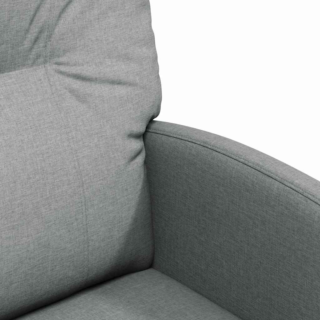 vidaXL Eetkamerstoelen met wielen 2 pcs Lichtgrijs 57 x 67 x 95 cm