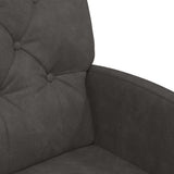 vidaXL Eetkamerstoelen met wielen 2 pcs Zwart 58 x 67 x 97 cm
