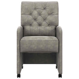 vidaXL Eetkamerstoelen met wielen 2 pcs Bruin 58 x 67 x 97 cm