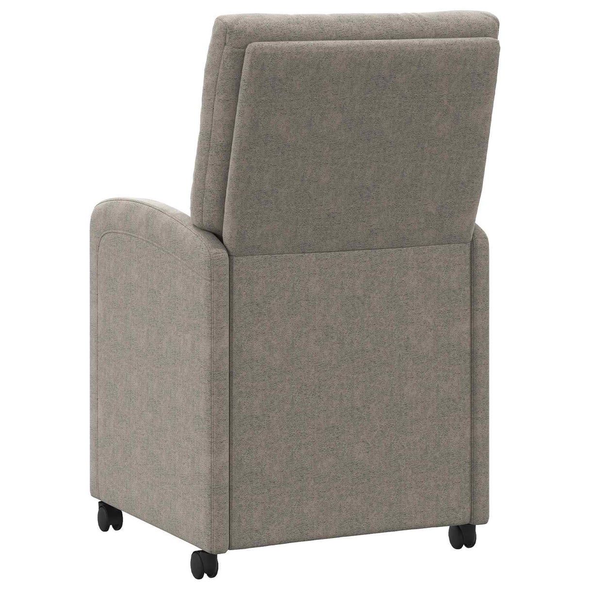 vidaXL Eetkamerstoelen met wielen 2 pcs Bruin 58 x 67 x 97 cm