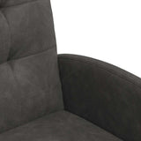 vidaXL Dining Chairs with Wheels 2 pcs Black 58 x 67 x 97 cm
