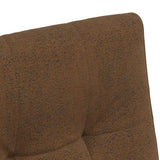 vidaXL Eetkamerstoelen met wielen 2 pcs Bruin 58 x 67 x 97 cm