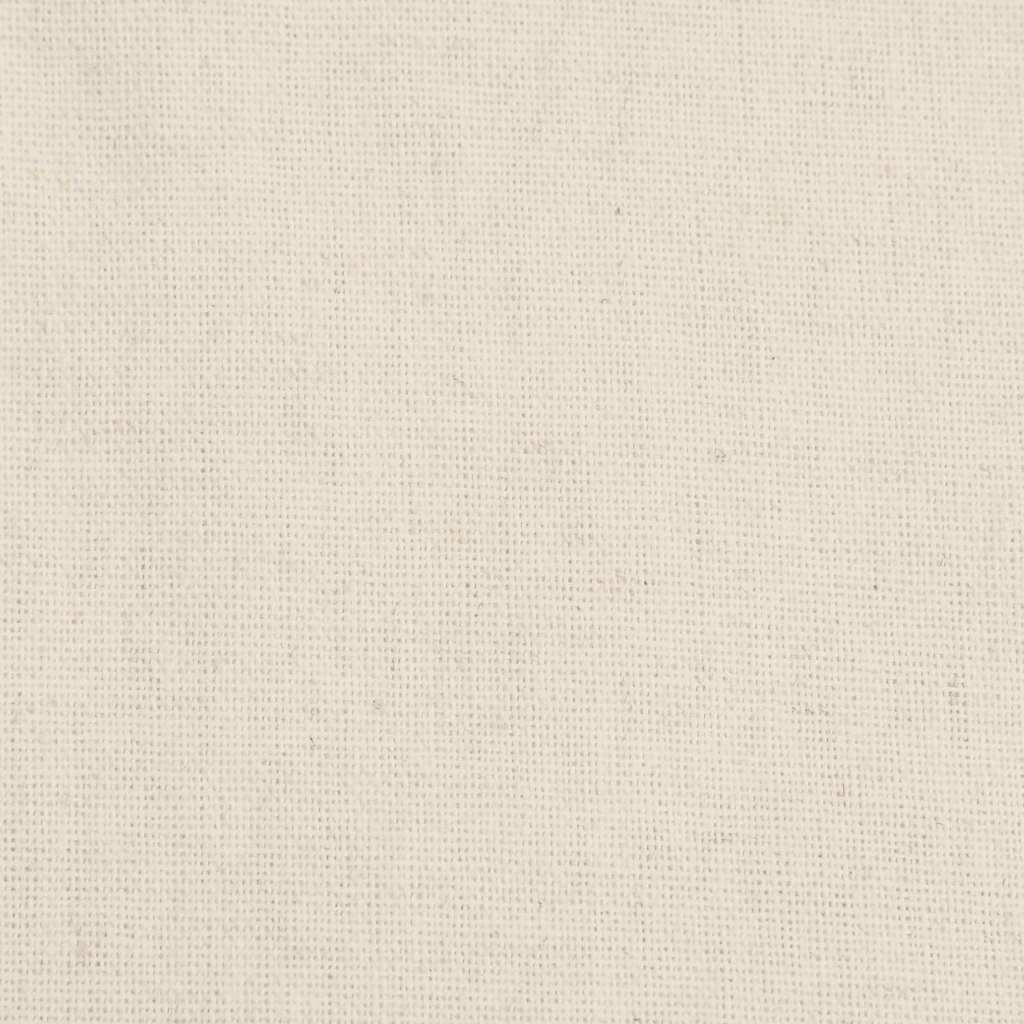 vidaXL Eetstoelen met wielen 2 pcs Beige 57 x 67 x 95 cm Linnen