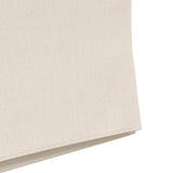 vidaXL Eetstoelen met wielen 2 pcs Beige 57 x 67 x 95 cm Linnen