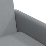 vidaXL Eetstoelen 2 pcs Lichtgrijs 57 x 67 x 95 cm Stof