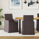 vidaXL Eetstoelen 2 pcs Lichtgrijs 57 x 67 x 95 cm Stof