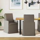 vidaXL Eetstoelen 2 pcs Beige 57 x 67 x 98 cm Linnen