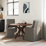 vidaXL Eetstoelen 2 pcs Beige 57 x 67 x 98 cm Linnen