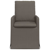 vidaXL Eetstoelen 2 pcs Beige 57 x 67 x 98 cm Linnen