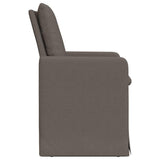 vidaXL Eetstoelen 2 pcs Beige 57 x 67 x 98 cm Linnen