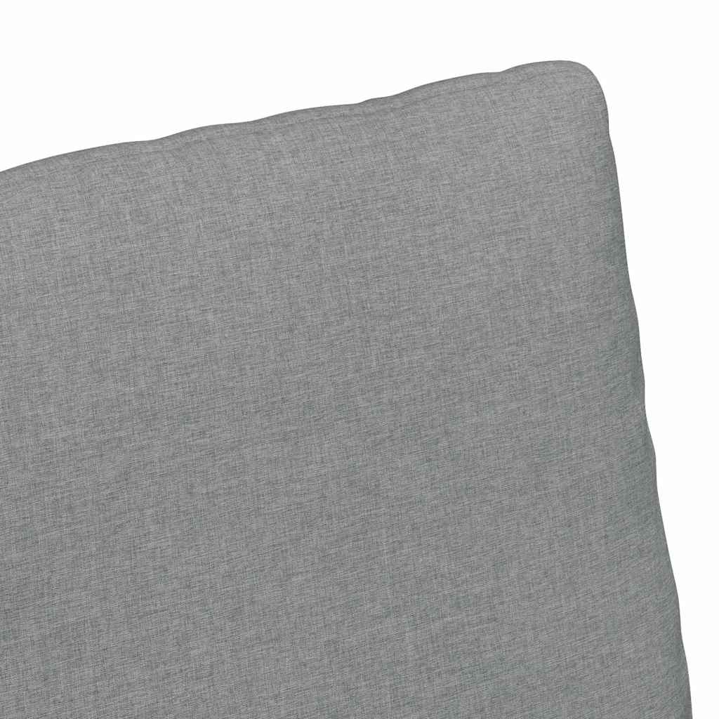 vidaXL Eetstoelen 2 pcs Lichtgrijs 57 x 67 x 98 cm Stof