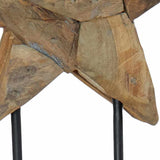 vidaXL Kerstster Bruin 31 x 15 x 46 cm Massief Teakhout