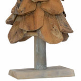 vidaXL Christmas Tree with Stand Brown 61 cm Solid Teakwood