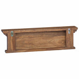 vidaXL Wandgemonteerde kapstok Wandgemonteerd Naturel 70 x 10 x 20 cm