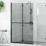vidaXL Inloopdouchewand inklapbaar 70x190 cm ESG-verre transparent