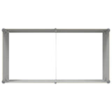 vidaXL Plantenbak Ivoor 195 x 100 x 45 cm Gegevens staal