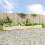 vidaXL Plantenbak Ivoor 195 x 100 x 45 cm Gegevens staal