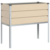 vidaXL Plantenbak Ivoor 100 x 45 x 90 cm Gegevens staal