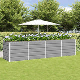 vidaXL Ivory Planter 160 x 80 x 45 cm Steel