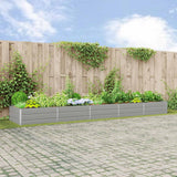 vidaXL Plantenbak Ivoor 195 x 100 x 45 cm Gegevens staal