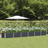 vidaXL Ivory Planter 160 x 80 x 45 cm Steel