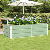 vidaXL Ivory Planter 160 x 80 x 45 cm Steel