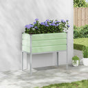 vidaXL Plantenbak Ivoor 100 x 45 x 90 cm Gegevens staal