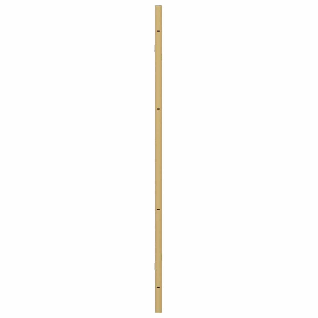 vidaXL Douche Omheining Goud 130 x 138 cm ESG Glas en Aluminium