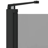 vidaXL Bi-Fold Shower Enclosure Dark Transparent 120 x 67 x 129 cm