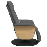 vidaXL Massage Relaxstoel Donkergrijs 79 x 87 x 104,5 cm Stof