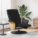 vidaXL Massage Relaxstoel Donkergrijs 79 x 87 x 104,5 cm Stof
