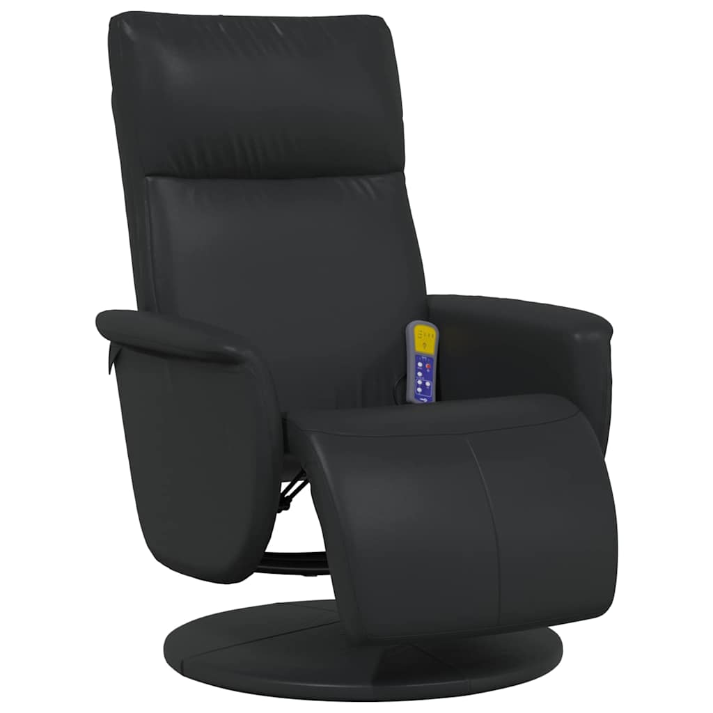 vidaXL Massage Relaxstoel Zwart 71 x 90 x 105 cm Kunstleer