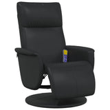 vidaXL Massage Relaxstoel Zwart 71 x 90 x 105 cm Kunstleer