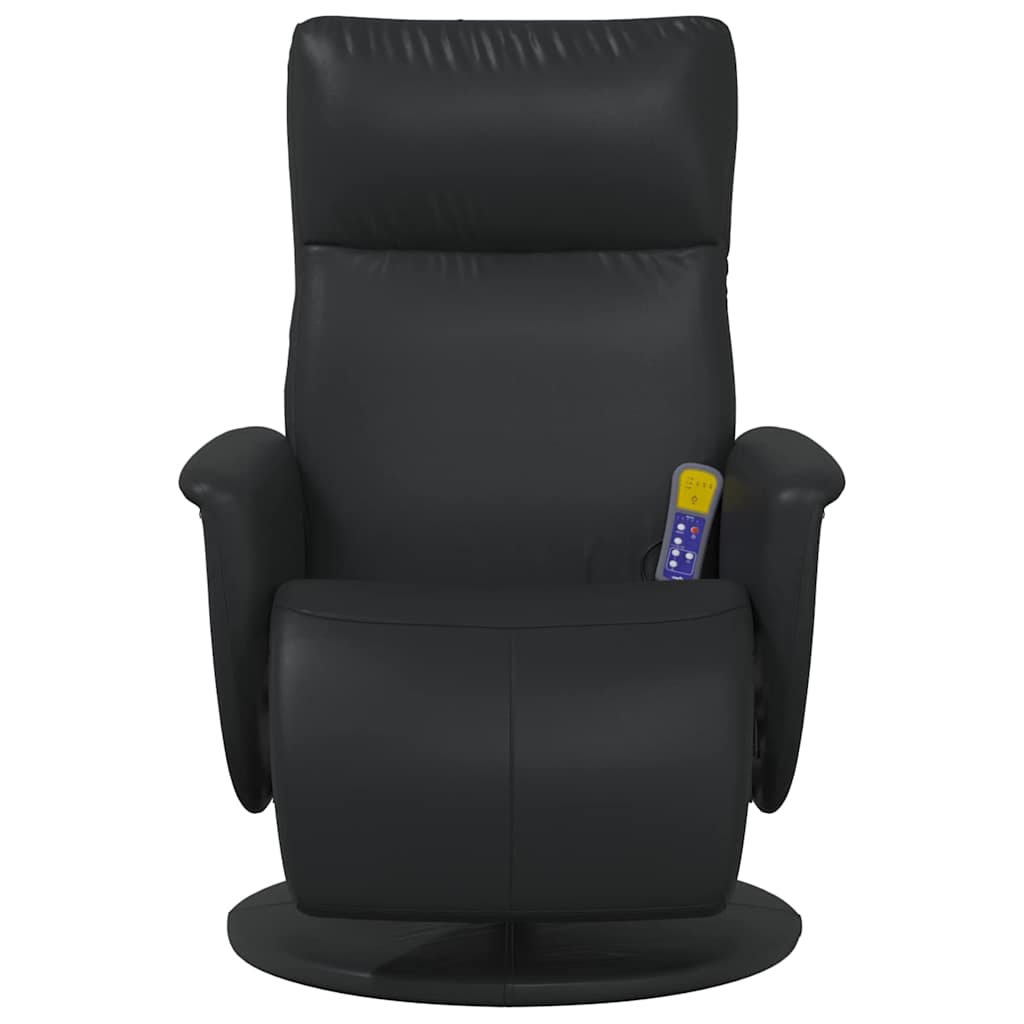 vidaXL Massage Relaxstoel Zwart 71 x 90 x 105 cm Kunstleer