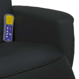 vidaXL Massage Relaxstoel Zwart 71 x 90 x 105 cm Kunstleer