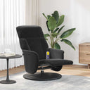 vidaXL Massage Recliner Dark Grey 91 x 71 x 105 cm Velvet