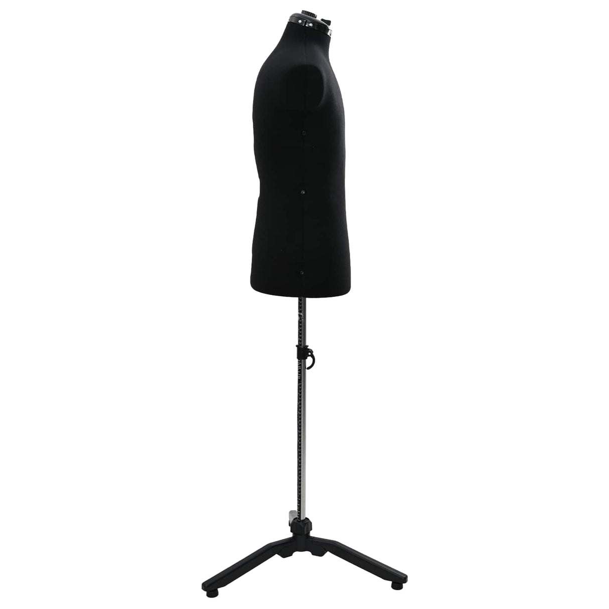 vidaXL Verstelbaar Mannequin Blauw 37,5-45,5 inch Stof
