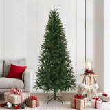 vidaXL Kunstkerstboom met standaard Groen 120 cm PVC, PE en staal