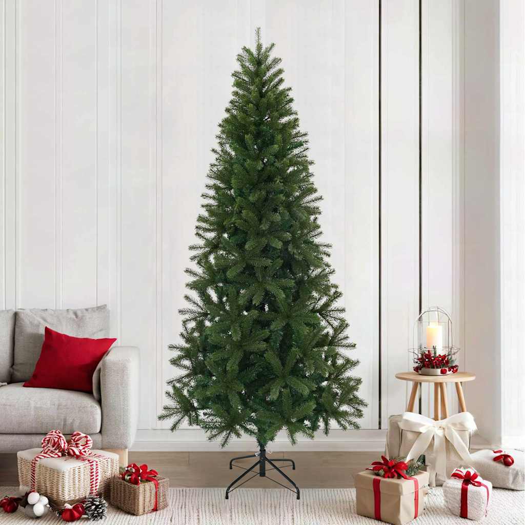 vidaXL Kunstkerstboom met standaard Groen 120 cm PVC, PE en staal
