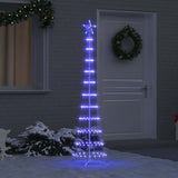 vidaXL LED Christmas tree with 230 warm white LEDs 51 x 51 x 190 cm Metal