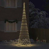 vidaXL LED kerstboom met 230 LED Multikleur 184.5 cm Metaal