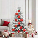 vidaXL Christmas Ball Set XL 15 pcs Red Plastic
