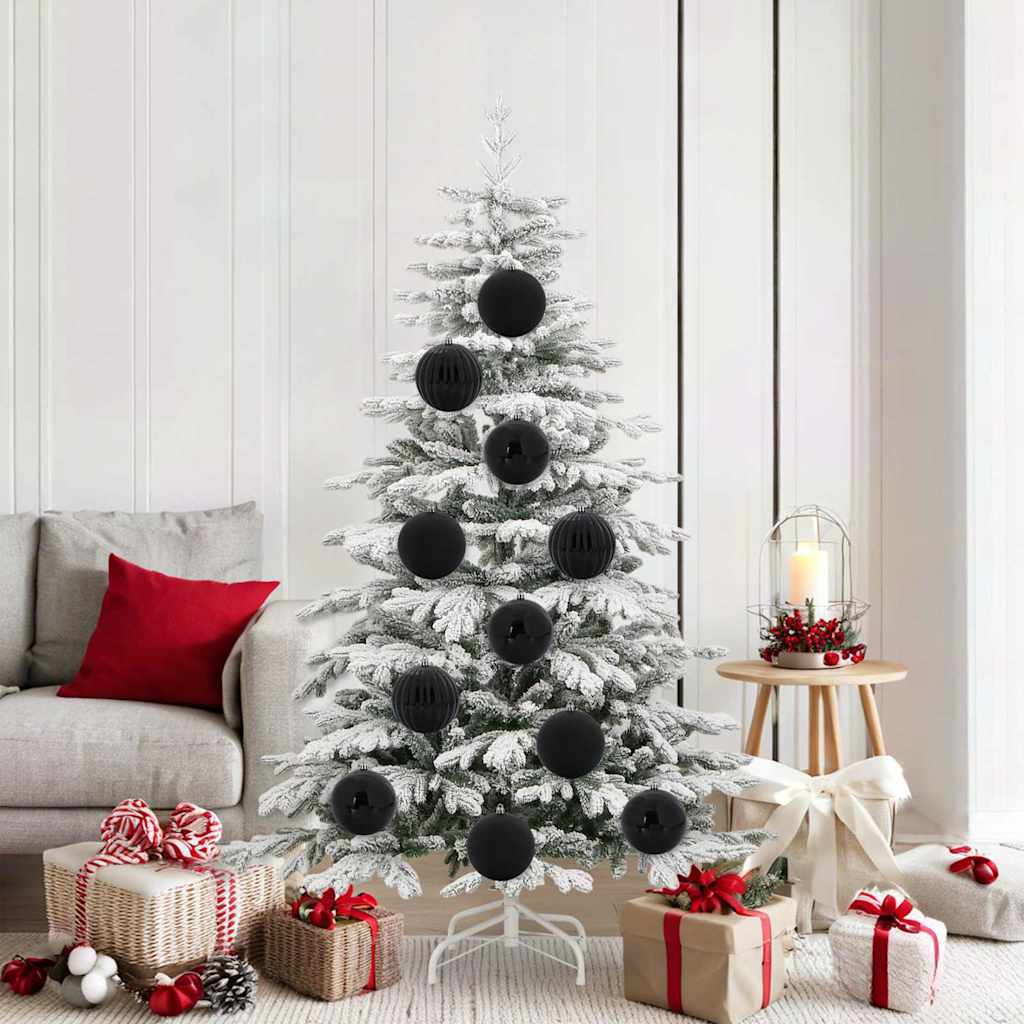 vidaXL Christmas Ball Set XL 15 pcs Red Plastic