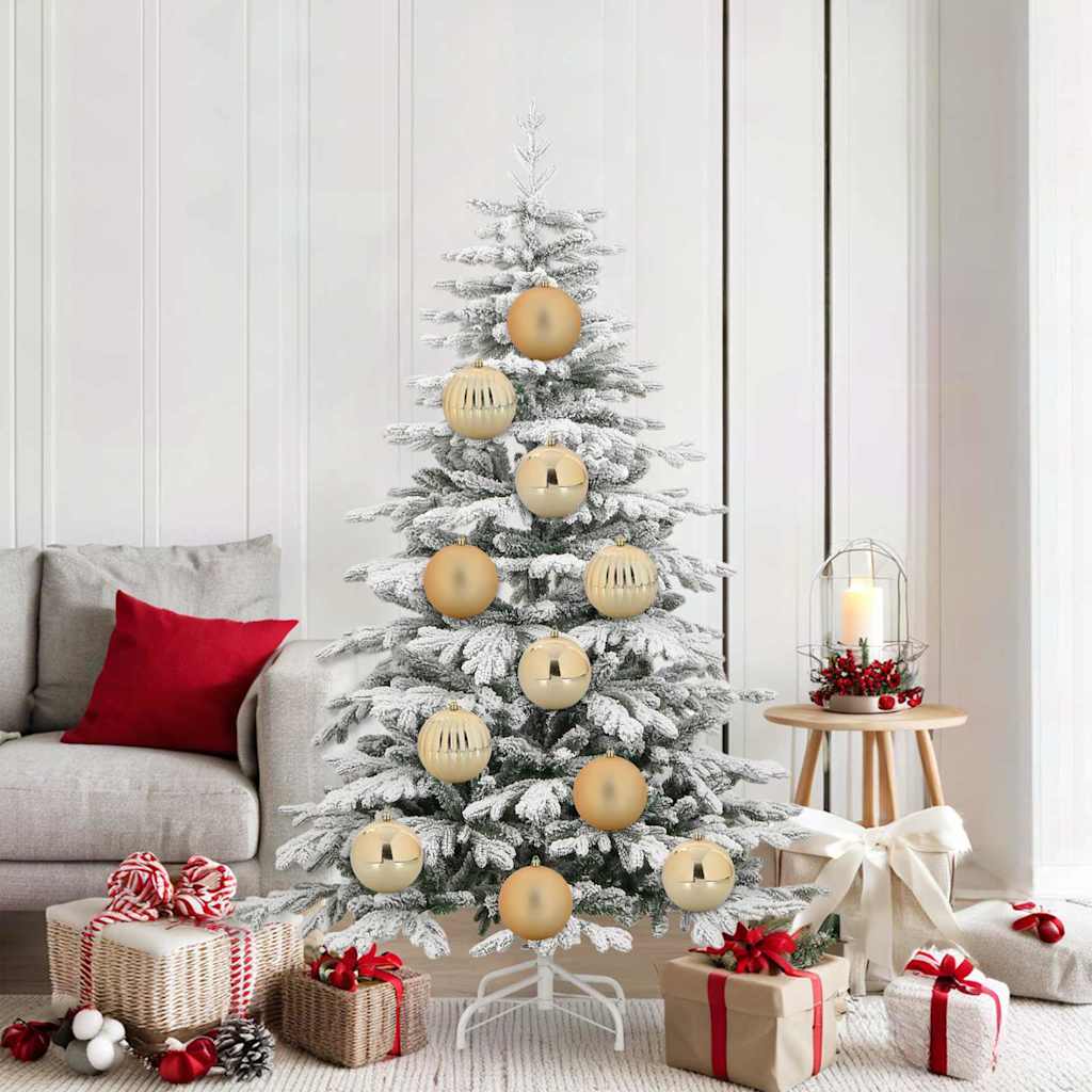 vidaXL Christmas Ball Set XL 15 pcs Red Plastic