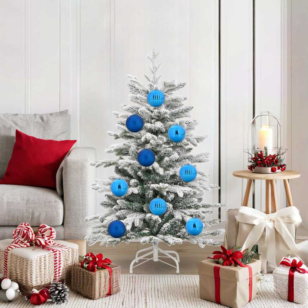 vidaXL Christmas Ball Set XL 15 pcs Red Plastic