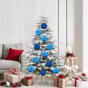 vidaXL Christmas Ball Set XL 15 pcs Red Plastic